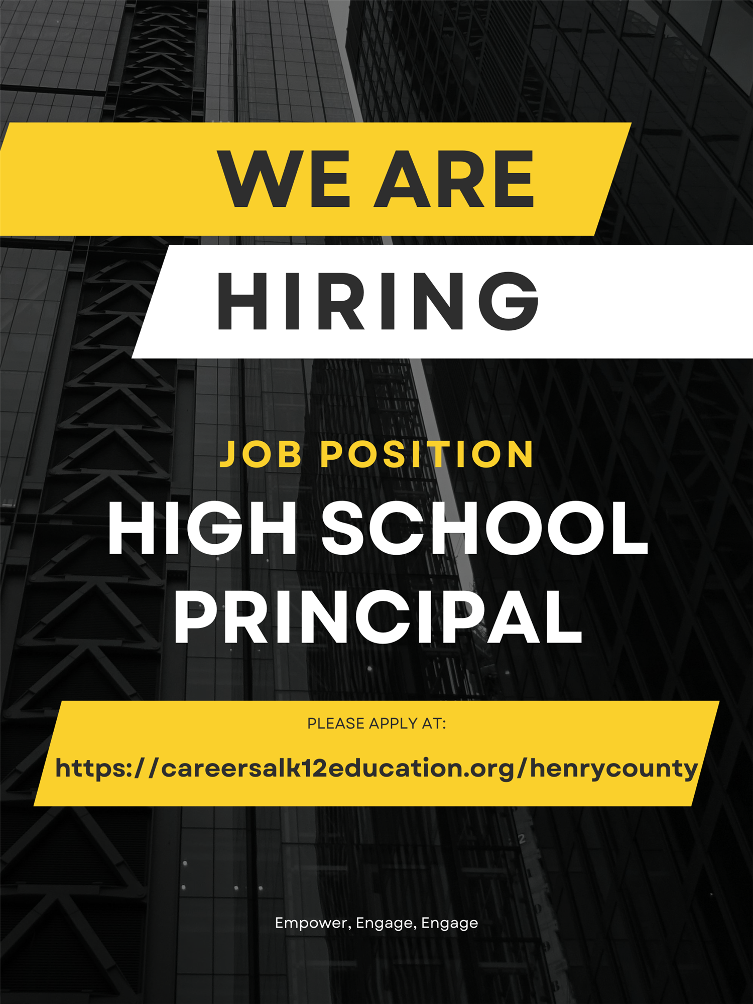 Hiring High School Principal